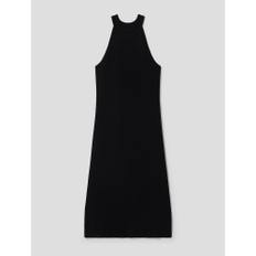 [정상가199,000원] Halter Neck Knit Dress  Black (WE335UT555)