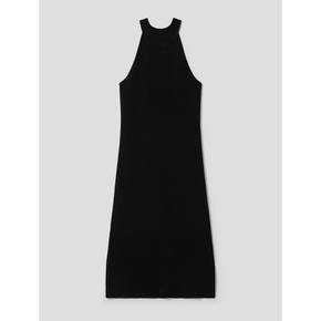 [정상가199,000원] Halter Neck Knit Dress  Black (WE335UT555)