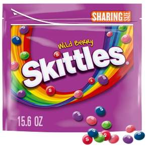 Skittles스키틀즈  와일드  베리  젤리  사탕  쉐어  사이즈  442.3g