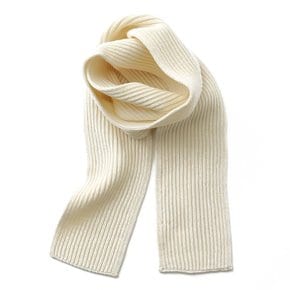 23FW 골지 울 숏 머플러 SHORT SCARF OFF WHITE