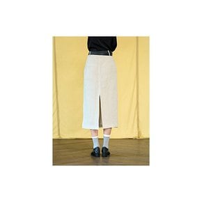 Esther linen twin-belted skirts