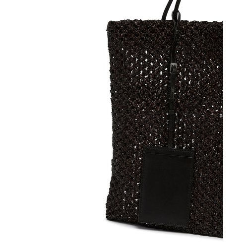 [해외배송] 26 S/S 더 로우 백 INTRECCIATA 인 RAFIA 네라 W2075WL6/BAS B0741937053