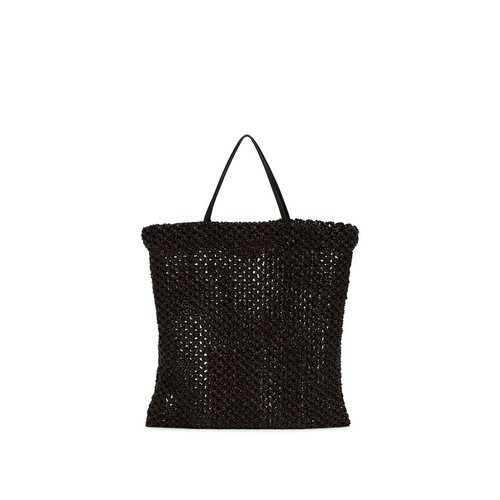 [해외배송] 26 S/S 더 로우 백 INTRECCIATA 인 RAFIA 네라 W2075WL6/BAS B0741937053