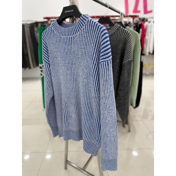 [여주점] [더블제이디,]남여공용, 골지니트 ,블루JGZZ51A01