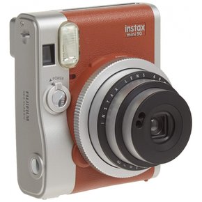 후지필름 인스턴트 카메라 체키 instax mini 90 네오 클래식 브라운 INSTAX MINI 90