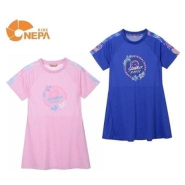 네파키즈 19SS 치나 그래픽 원피스 - KF42802