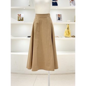 듀엘 [여주점] 여성 언발란스 주름 플레어 스커트 (L262PSD045)