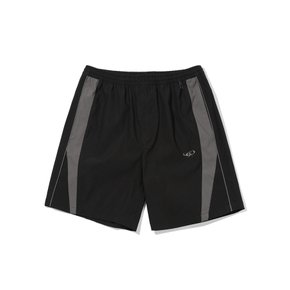 CBDUUWT120BK 라운드 절개 배색 아노락 쇼츠 블랙 3840948