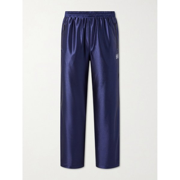 로고 자수 새틴 스웨트팬츠 스트레이트 레그 46376663162963008