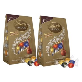 Lindt LINDOR 린트 린도르 어솔티드 쵸코렛 트러플 백 430g 2팩