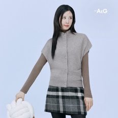 24FW 라쿤울 블렌디드 가디건 베스트 1종