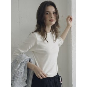 [4color] 7부 베이직 티셔츠