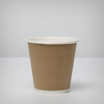  [소분]크라프트 단열 이중컵(무지) 285ml (9.5oz) 50개