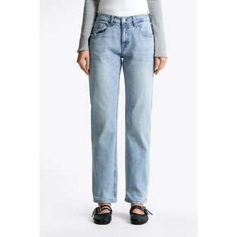 타미진스 여성 페이든 슬림 스트레이트 데님 팬츠 T32F0NES01TWL1 TOMMY JEANS