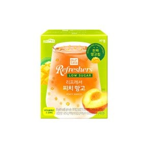 저칼로리 분말차 저당 아이스티 아워티 리프레셔 피치 망고 10p