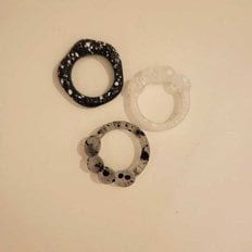 텐바이텐 [봄밤달] 페인팅 아크릴 반지