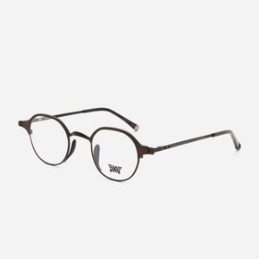 [PXG공식] ROUND TITANIUM GLASSES (BROWN)
