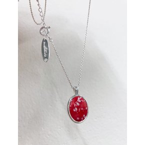 Classic Necklace (Mushroom Red)