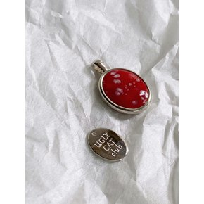 Classic Necklace (Mushroom Red)