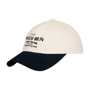 TWEED RUN Logo  COLOR BLOCK Ball Cap (Navy/Ivory)