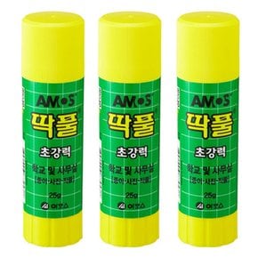 아모스 1200 딱풀 25g 3개