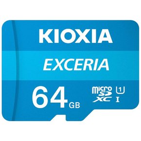 microSDXC 64GB EXCERIA 초고속 UHS-I KIOXIA + SD