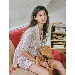 미뉴에뜨 반팔 여성페어 연핑크 (60수)