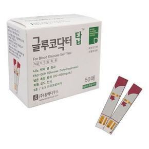 글루코닥터탑시험지 글루코닥터 탑 혈당시험지(50매)