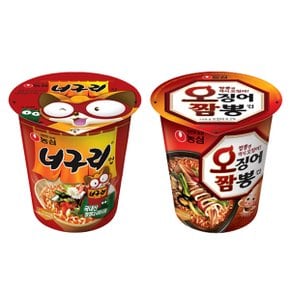 농심 소컵 너구리x12컵+오징어짬뽕x12컵