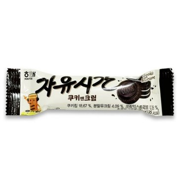 해태제과 자유시간 쿠앤크 30g 12개