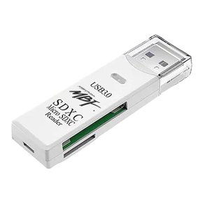 엠비에프 USB 3.0 블랙박스 SD 카드리더기 화이트