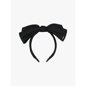 TIERED RIBBON HAIR BAND_BLACK