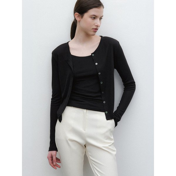 Sheer Cardigan (Black)