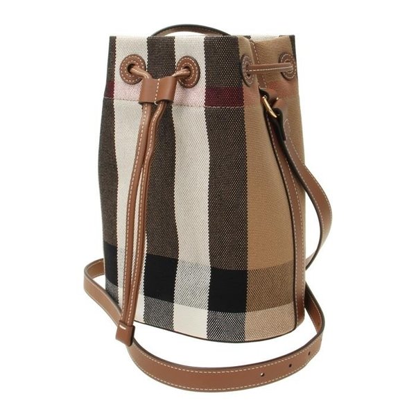 [버버리]체크 캔버스 스몰 버킷백 / 8084045 1