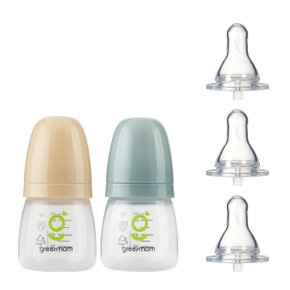 슬림형세트 PP 베이직 젖병60ml2개 아이쏙3개 병원용젖병 / 조리원젖병 / 노꼭지 / 슬림형젖병 / 네로우넥