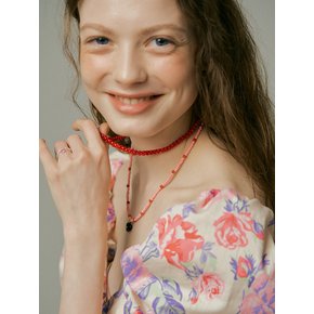 Red corallite Necklace