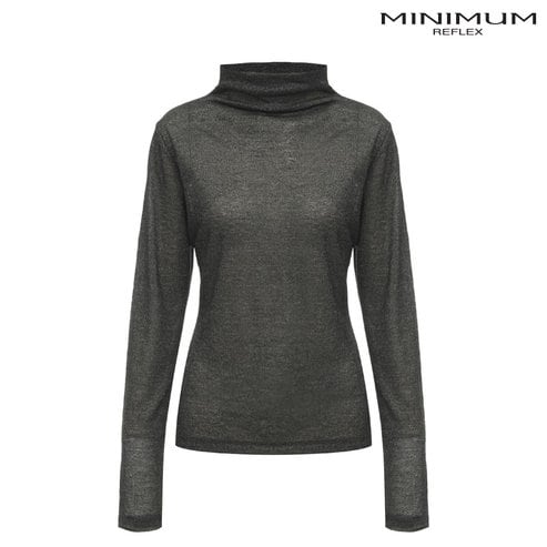 미니멈 심플 섀도우 하프넥 티셔츠 MYCAJI8260
