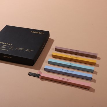 아로마코 스틱 인센스 디스커버리 향 5종 세트