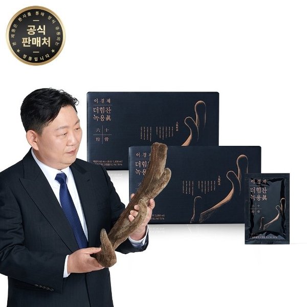 더힘찬 녹용진 (60ml x 30포) x 2박스