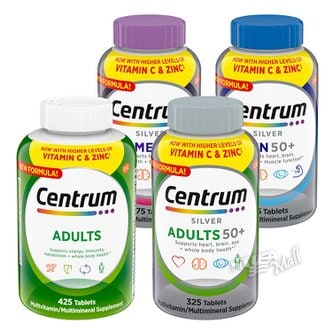 센트룸 최저가 센트룸 멀티비타민 성인 남성 여성 실버 CENTRUM MULTIVITAMIN