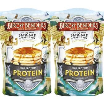  Birch Benders 버치벤더스 팬케이크 와플 믹스 프로틴 454g 2팩