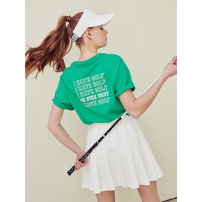 I HATE GOLF 베이직티셔츠 GREEN