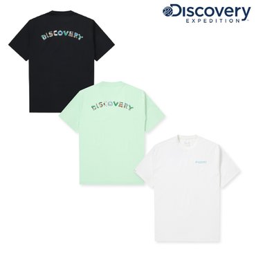 디스커버리 [정상가 69000원] 디스커버리 애슬레저 빅아치 그래픽 반팔 티셔츠 DXRS6B043