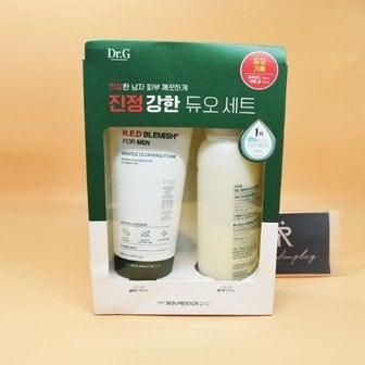  닥터지 레드 블레미쉬 포 맨 올인원 플루이드 150mL + 젠틀 클렌징폼 150mL