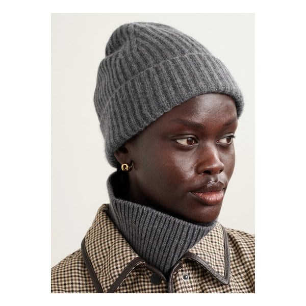 마티니 골지 캐시미어 비니 그레이 46376663162904528