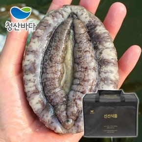 [9/6(금)순차출고][청산바다][선물세트]완도활전복 특대 8-9미 1kg+고급가방포장