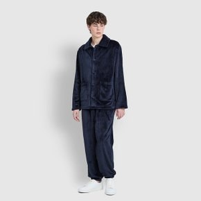 남 극세사 플랫 카라 파자마 셔츠 J205401130056