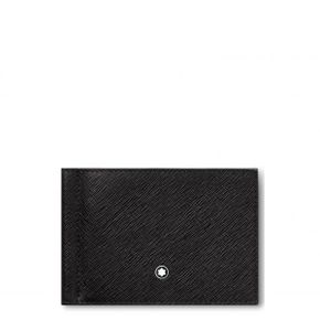 우먼 Montblanc 사토리얼 레더 바이폴드 월렛 지갑 블랙 8736903