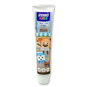 2080 3단계 어린이치약 브레드이발소 소다버블향 80g x 1개 새학기 영구치 케어 초등학생 치약