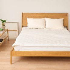 뉴질랜드 양모 100% 60수 고밀도 순면 침대패드 Q
